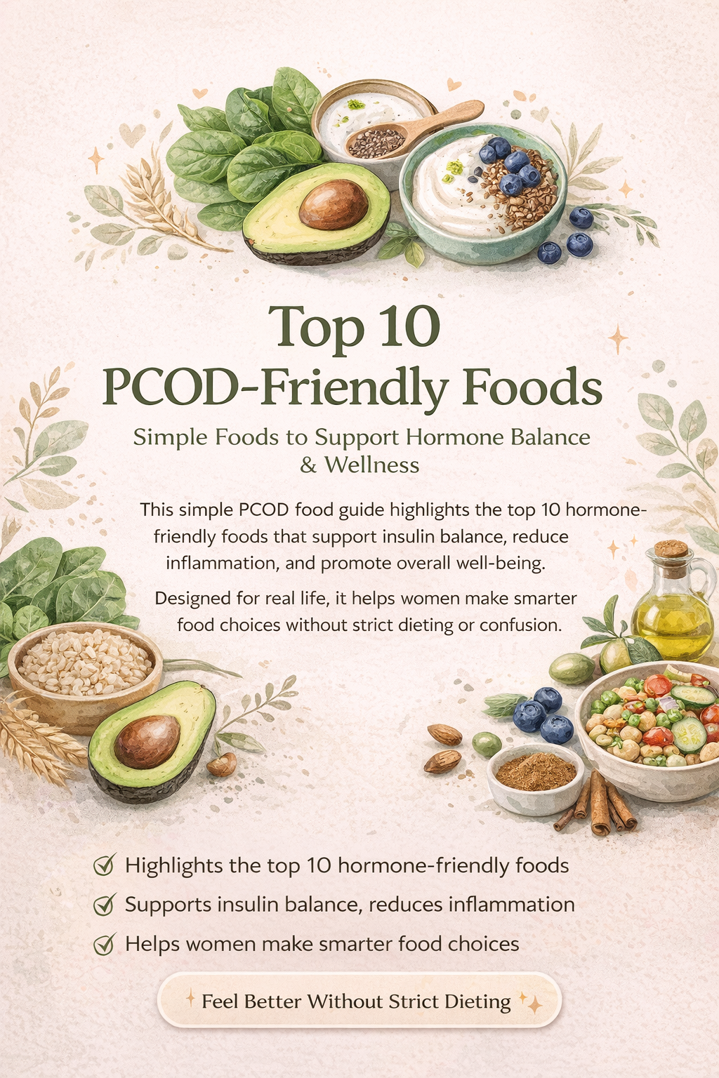 Top 10 PCOD-Friendly foods : What you eat Matters